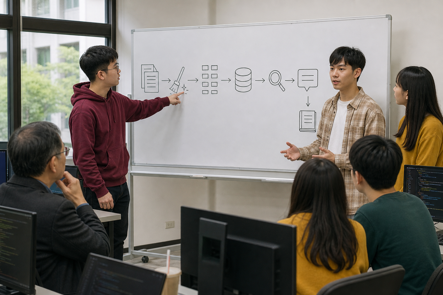 資管學生向評審完整說明 RAG 的資料處理與檢索流程